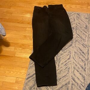 Reformation Black Straight Leg Jeans